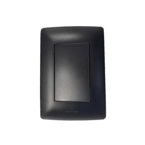 Charcoal S2-101/1 Single-Lever Light Switch – 4×2 Configuration 1