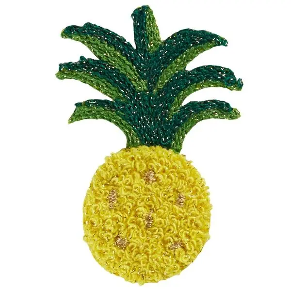 Chenille Pineapple Iron-On Applique By Simplicity 1