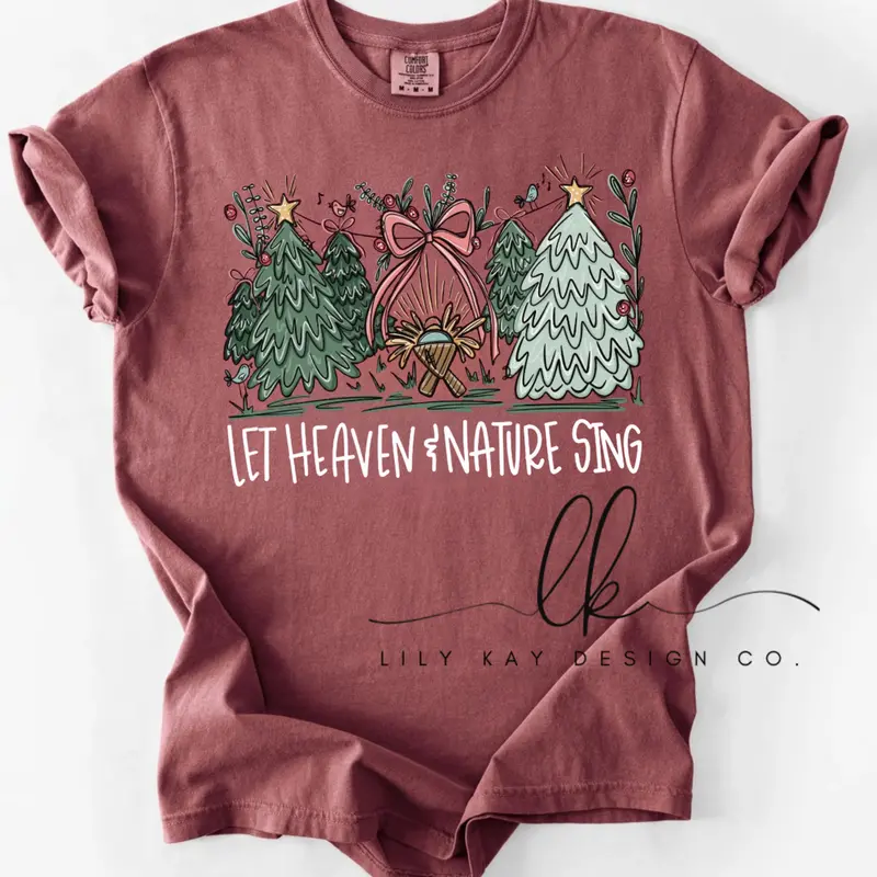 Christmas Hymn-Inspired Wall Art: Let Heaven And Nature Sing 1
