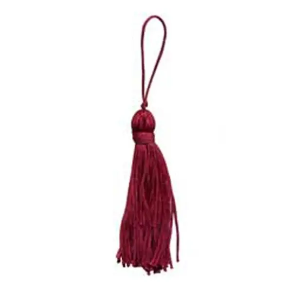 Claret Fabric Tassel – 50 Mm Drop By Sullivan'S 1