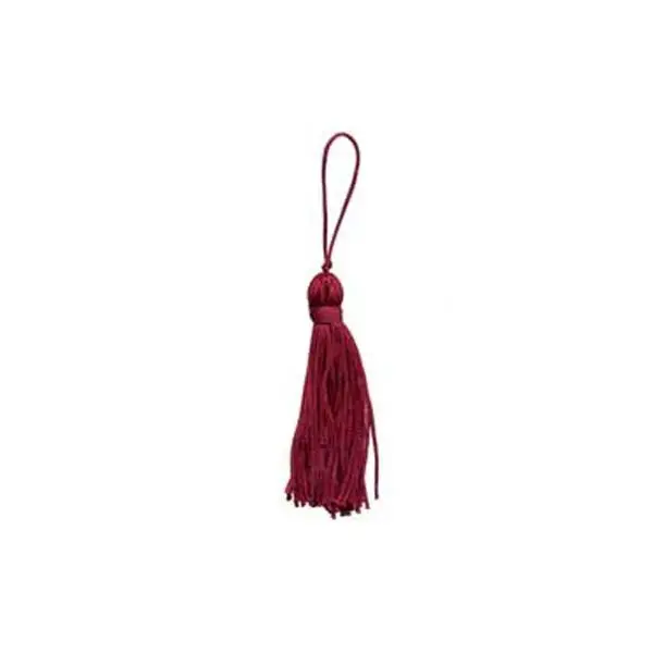 Claret Rayon Chainette Tassel By Sullivan'S – 75 Mm 1