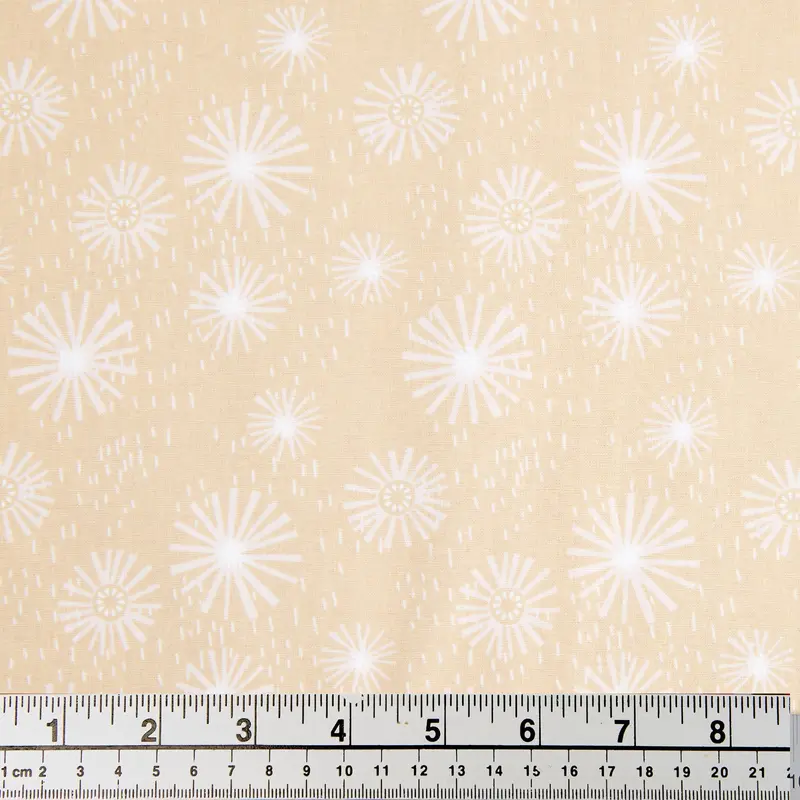 Craft Prints Fuzzy Fabric – Spring Pink With White & Pink Sparkle Accents (112 Cm Width) 1