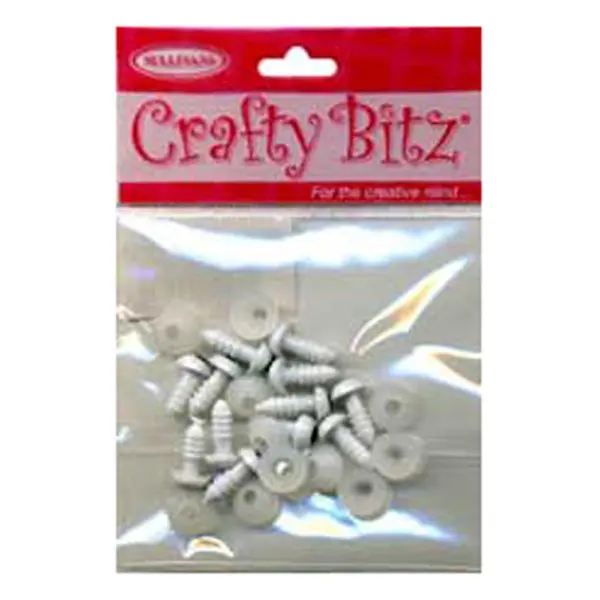 Crafty Bitz Plastic Frog Eyes – Realistic 3D Embellishments For Crafts 1