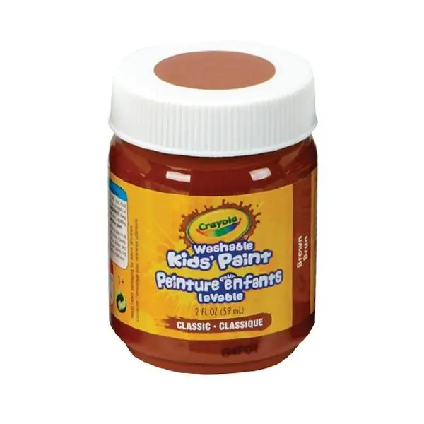 Crayola Washable Kids' Paint Set – Non-Toxic, Easy-Clean Formula (59Ml) 1