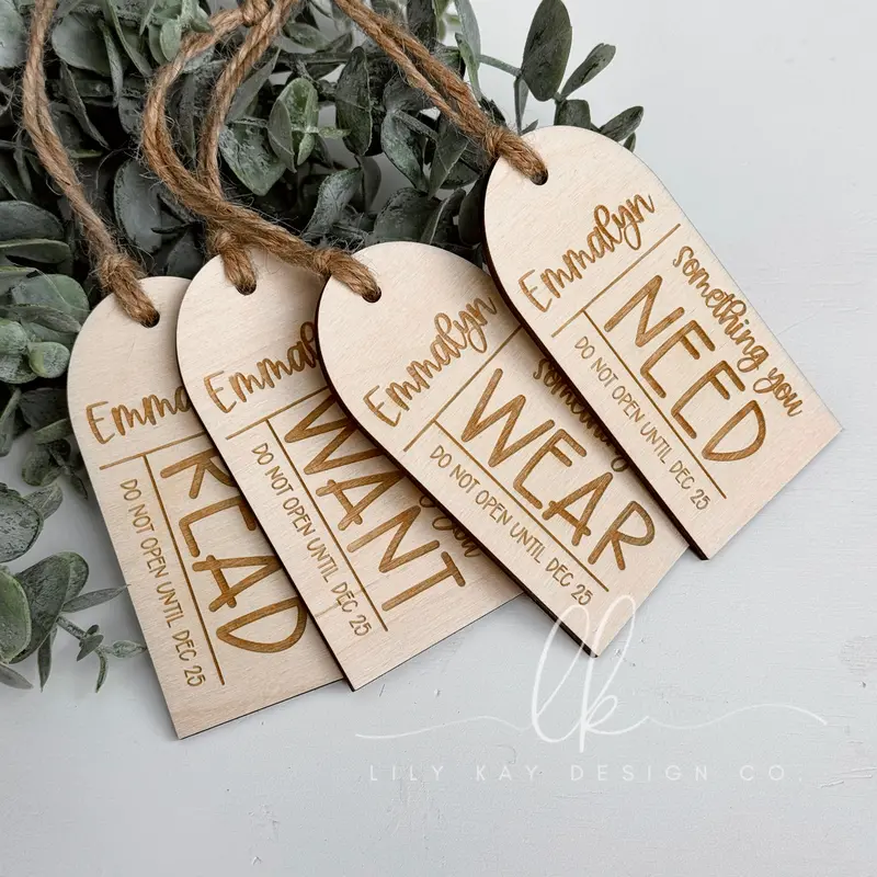 Custom Holiday Gift Tags – Printable & Personalized Christmas Labels 1