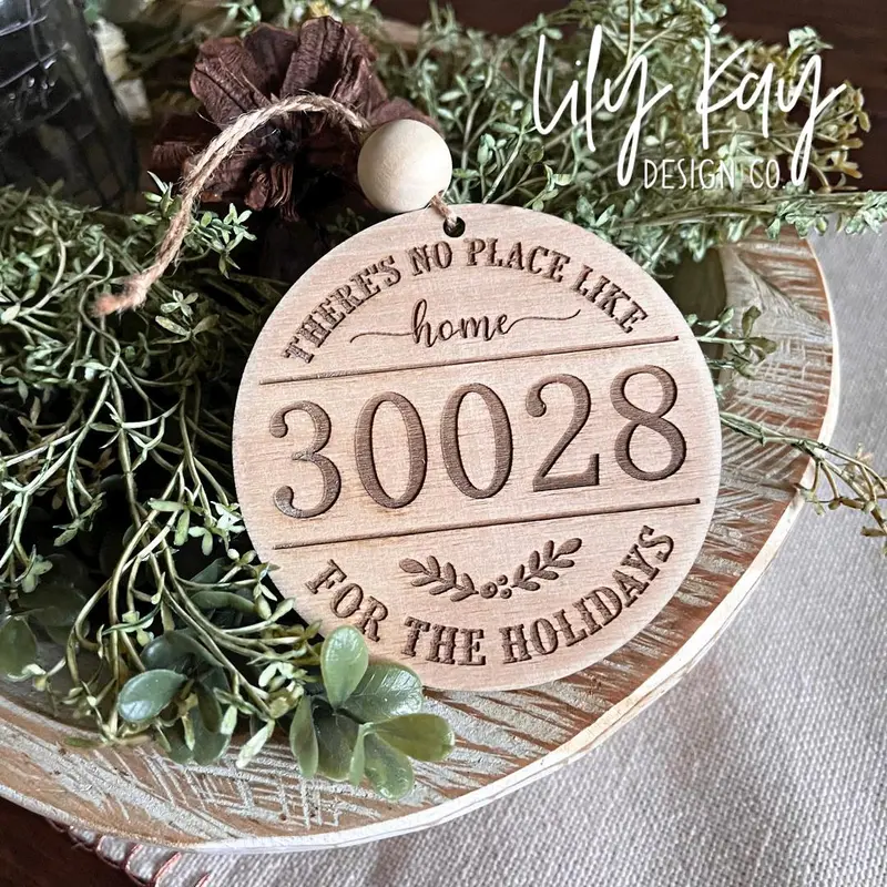 Custom Zip Code Holiday Decoration 1
