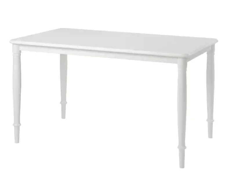Danderyd White Dining Table – 130X80 Cm 1