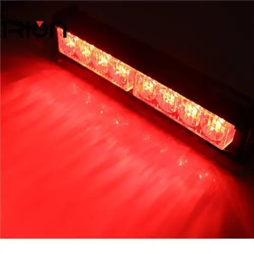 Dashboard-Mount Red Warning Light – 12–24V, 8-Led Flashing Signal 1