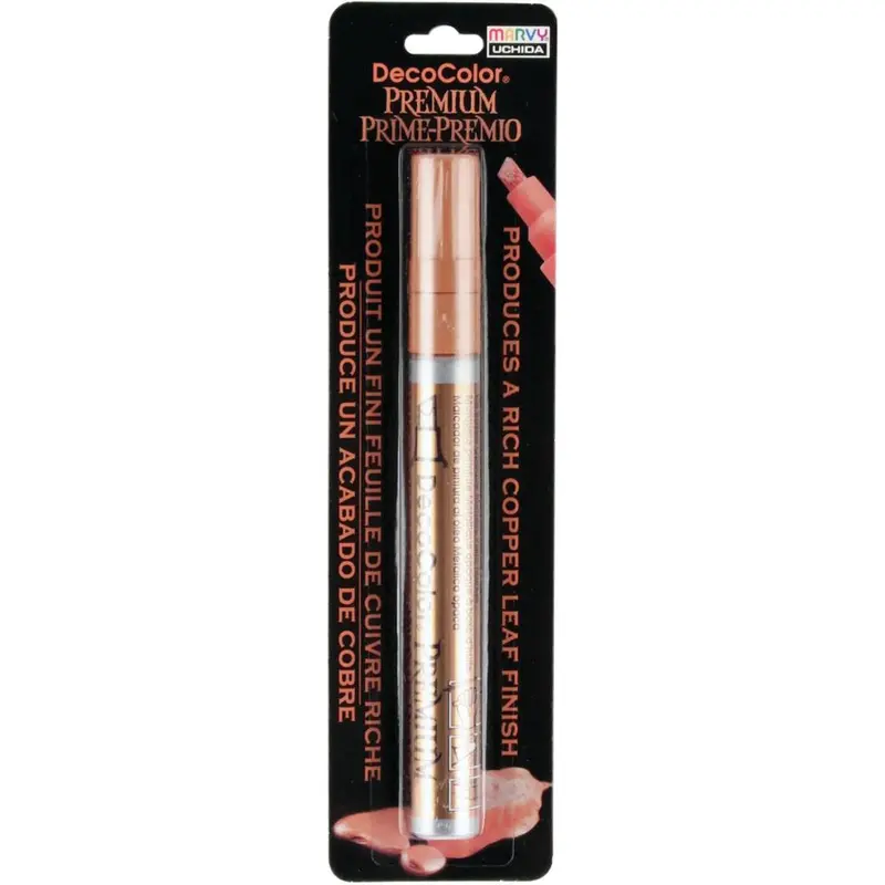 Decocolor Premium Chisel Tip Paint Marker – Dual-Width Line Control, Oil-Based 1