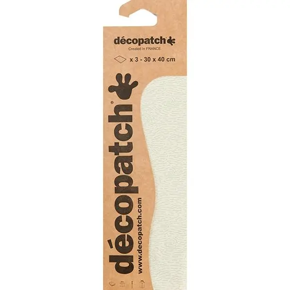 Decopatch Decoupage Paper Trio – Green Footprint Design (737) 1