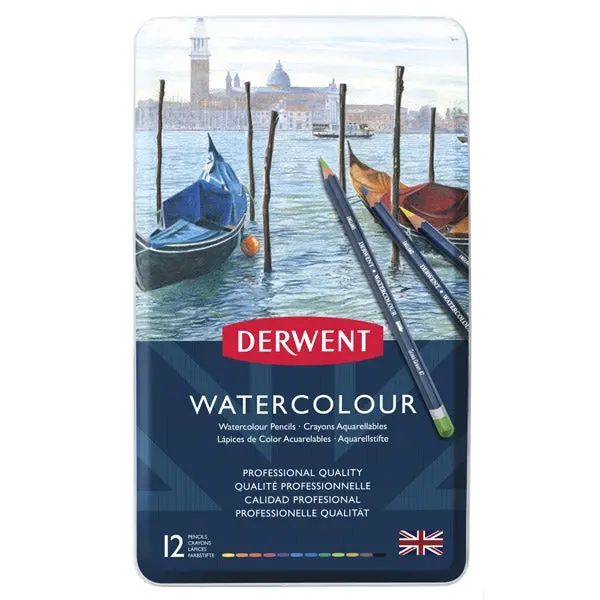 Derwent Watercolour Pencil Set – Blendable, Layerable Artist Grade 1