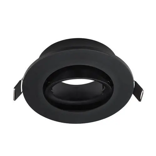 Dl122 Coastal Black Polycarbonate Round Downlight Holder – Bayonet Lock & Adjustable Tilt 1