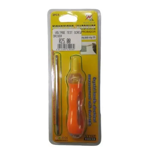 Dual-Function Voltage Tester Screwdriver With Neon Indicator Light 1