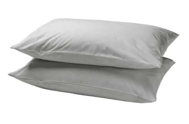 Dvala Cotton Pillowcase – Light Grey, 50X60 Cm, 200 Thread Count 1