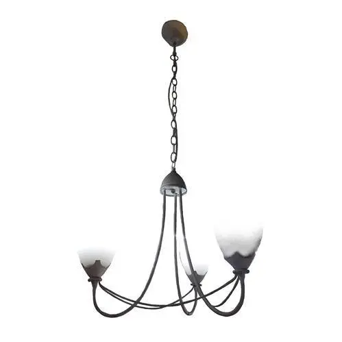 E14 Wooden Hanging Chandelier – 3-Light Design (Bing Light) 1