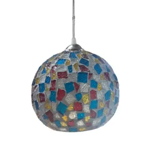 E27 Mosaic Ceiling Light – Cubic Minima Design Pendant 1