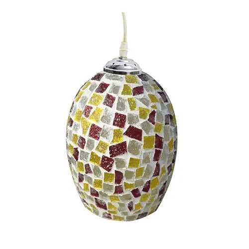 E27 Mosaic Ceiling Light – Tulip-Style Pendant Fixture 1