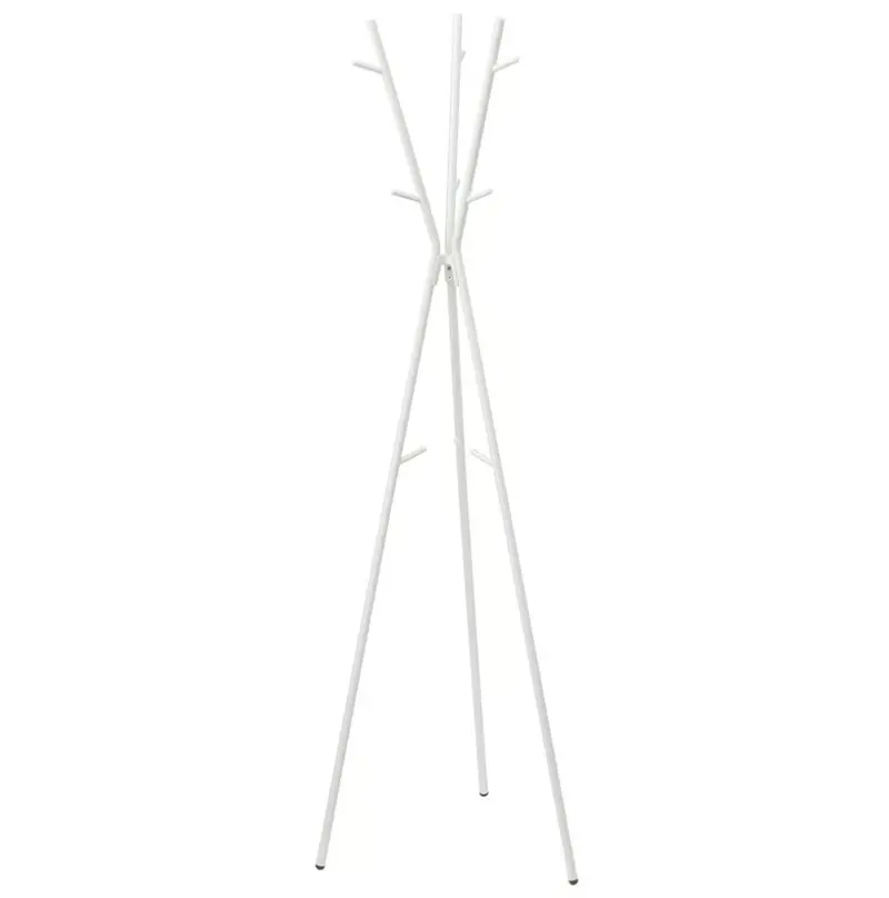 Ekrar Freestanding Coat And Hat Rack – Crisp White, 169 Cm Tall 1