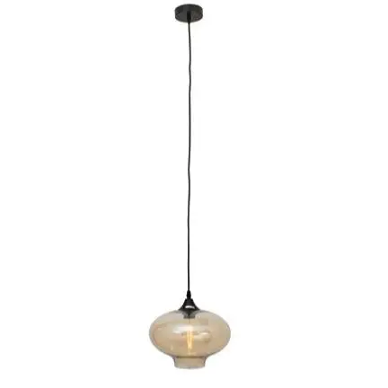 Elixir Champagne Glass Pendant – Metallic Finish, Soft Ambient Glow (P433Cha) 1