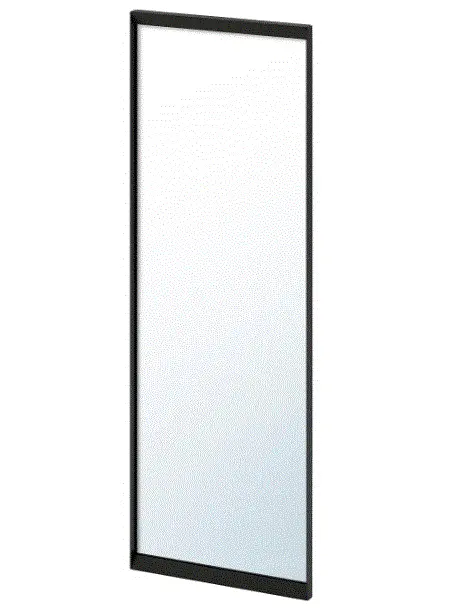 Enhet Frame-Mounted Hanging Mirror – Anthracite Metal Trim (25X4.5X75 Cm) 1