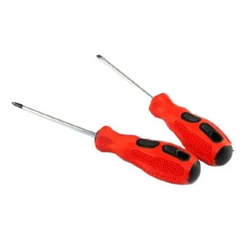 Ergonomic 2-Piece Rubber-Grip Screwdriver Set 1