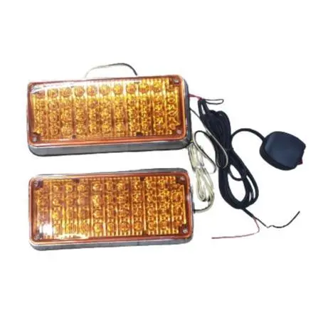 Federal Signal Led-18B – 12V Amber Rectangular Trailer Tail Light (44-Led) 1