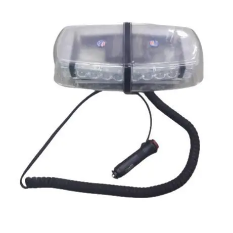 Federal Star Shield 12V 24-Led White Magnetic Roof-Mount Warning Light – Model 235H 1