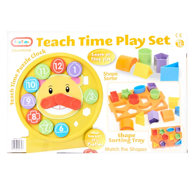 First Learn-To-Tell-Time Gift Set For Preschoolers 1