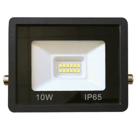 Fl070 Black 10W Led Floodlight – 6000K Cool White 1