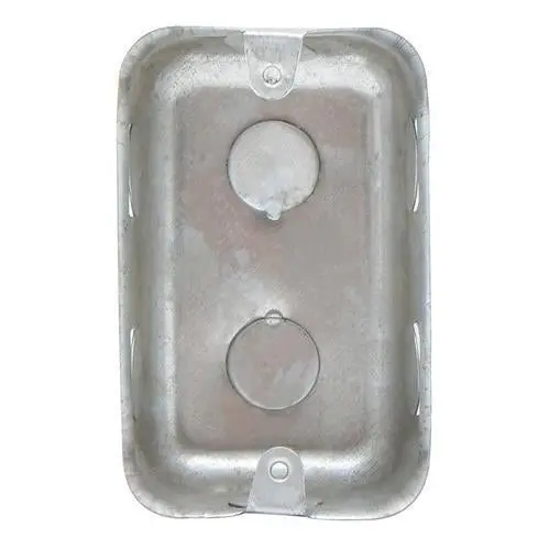Galvanized Steel 4X2 Recessed Wall Mounting Box 1