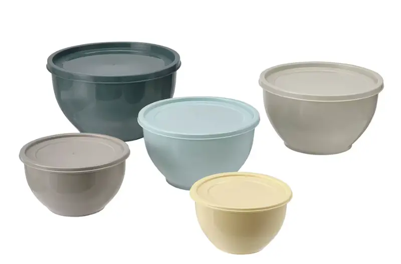 Garnityren 5-Piece Stackable Bowl Set With Lids – Assorted Colors 1
