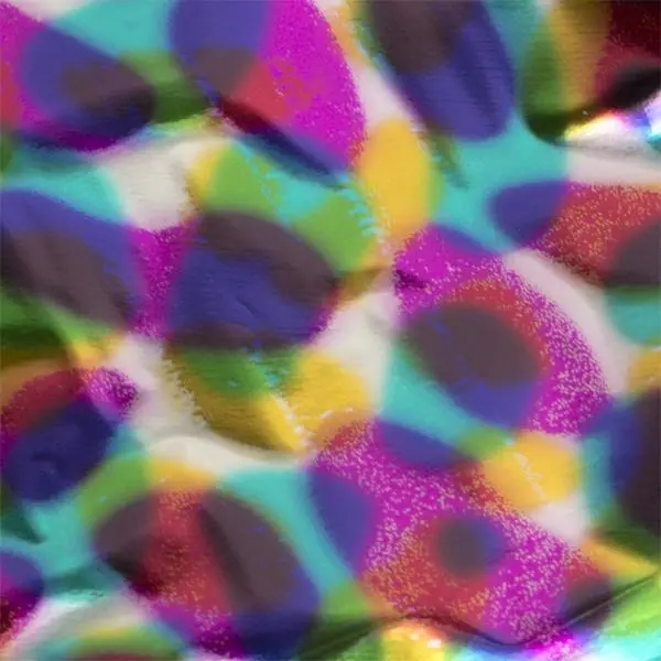 Gopress & Foil Heat-Activated Transfer Sheets – Rainbow Spots, Mirror-Finish Metallic Foil 1