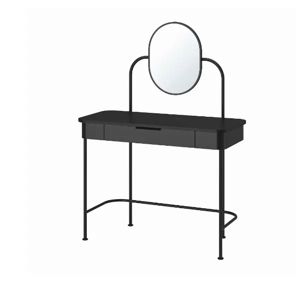 Gråfjället Anthracite Dressing Table – Minimalist 100X42 Cm Vanity With Clean Lines 1