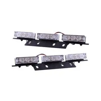 Grill-Mount Amber Flashing Module – 12–24V, 3-Led × 2 Configuration 1