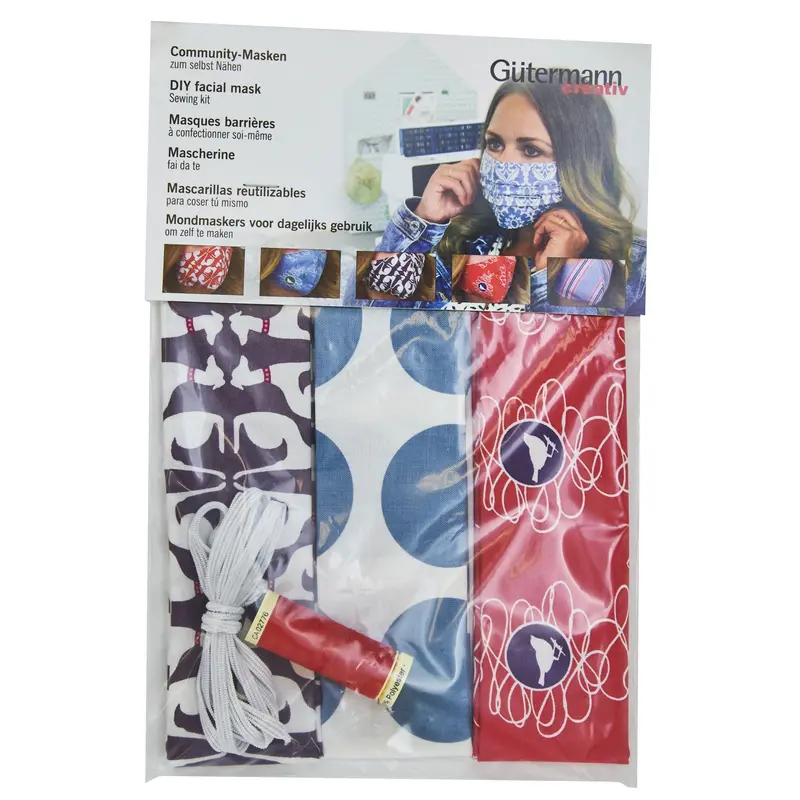 Gutermann Face Mask Diy Kit – 3-Piece Sewing Set 1