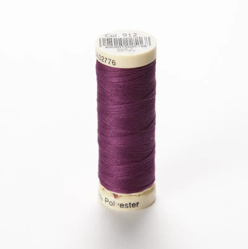Gutermann Polyester Thread – Vibrant Shade 912, 100-Metre Spool 1