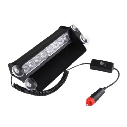 Hb-803A Red Dashboard Warning Light – 12V, 8W, Dual 4-Led Configuration 1