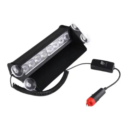 Hb-803A Red Dashboard Warning Light – 12V, 8W, Dual 4-Led Setup 1