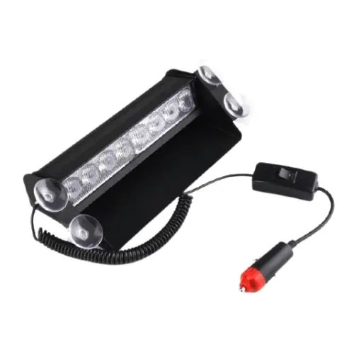 Hb-803E Amber Dashboard Warning Light – 12V, 8W, Dual 4-Led Array 1