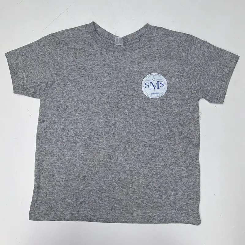 Heather Grey Logo T-Shirt – Unisex Fit 1