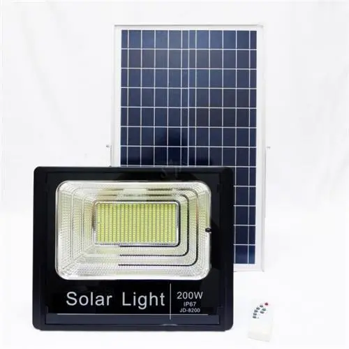 Hello Today 200W Solar Led Floodlight – 6500K High-Lumen Outdoor Illumination 1