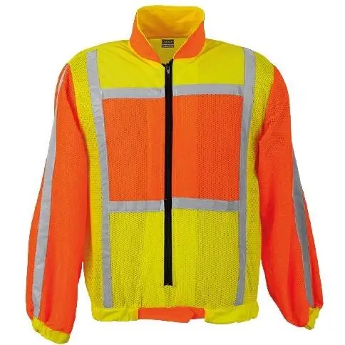 Hi-Vis Two-Tone Reflective Safety Jacket – Long Sleeve, Large Size, Ay093-003 1