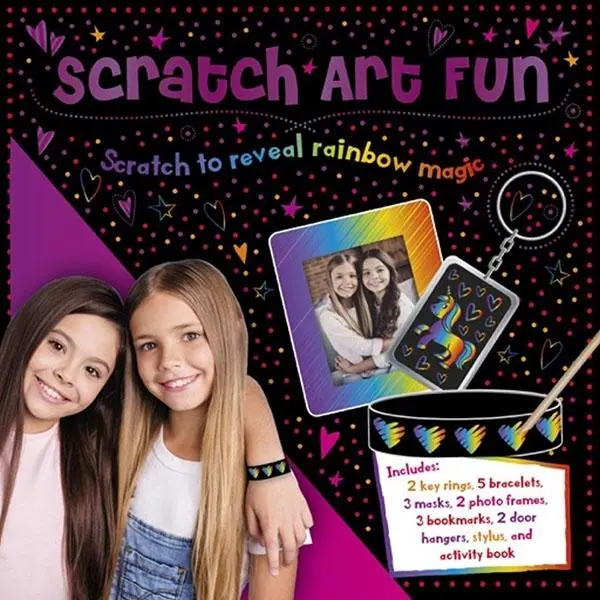 Hinkler Scratch Art Activity Book For Kids 1