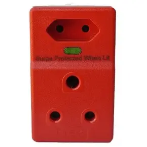 Hk24 Universal Power Surge Protector Plug – Multi-Outlet Safety Adapter 1