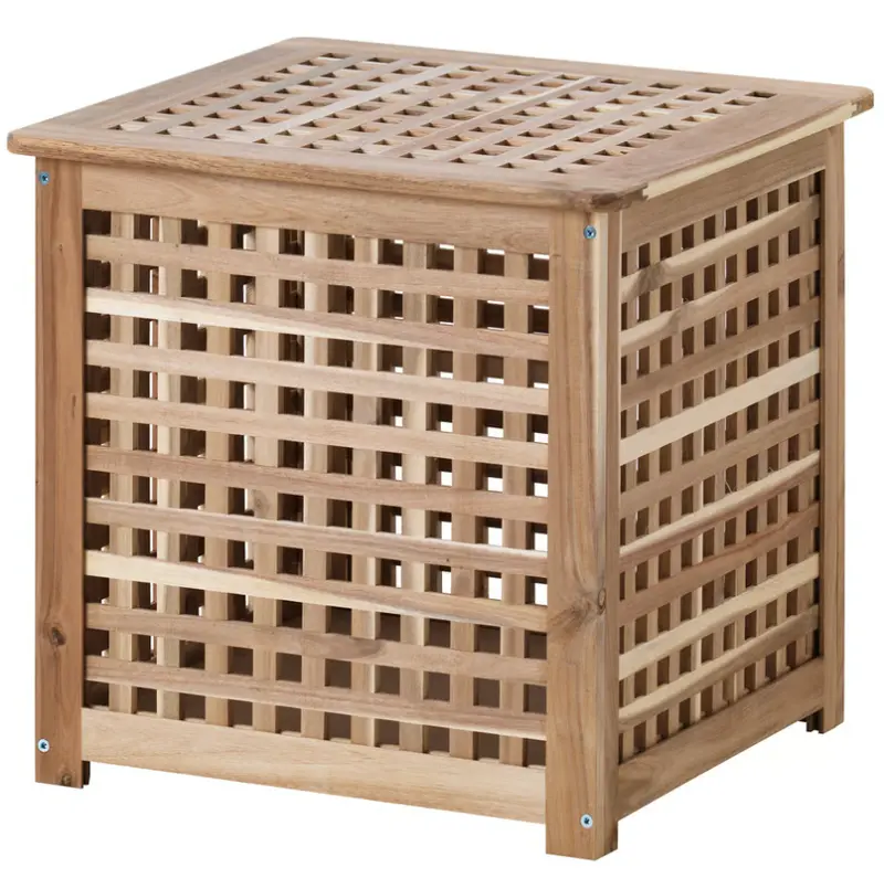 Hol Acacia Wood Side Table – 50X50 Cm 1