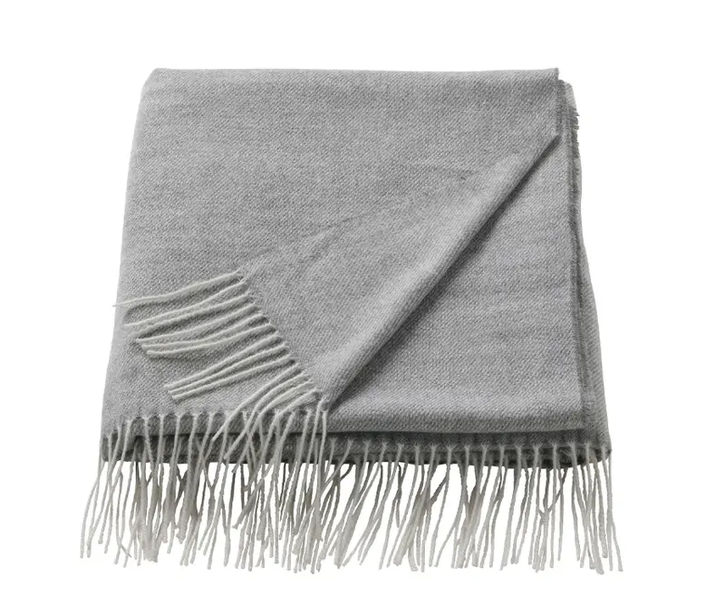 Holmvi Soft Knit Throw – Charcoal Grey, 120X160 Cm Cozy Living Room Accent 1