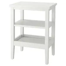 Idanäs Minimalist White Side Table – 46X36 Cm 1