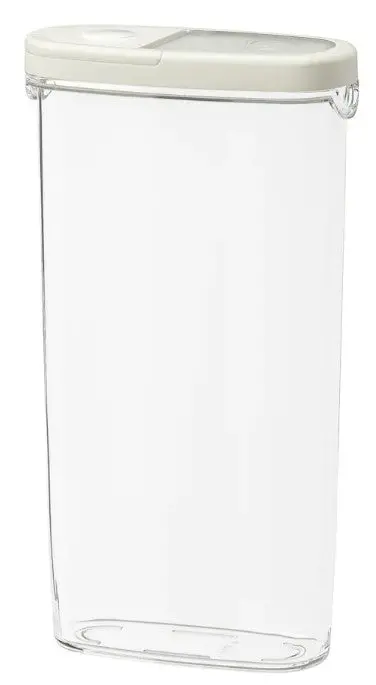 Ikea 365+ Airtight Dry Food Storage Jar – 2.3 L Transparent With White Lid 1