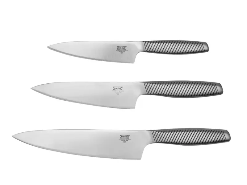 Ikea 365+ Premium 3-Piece Chef Knife Set With Ergonomic Handles 1