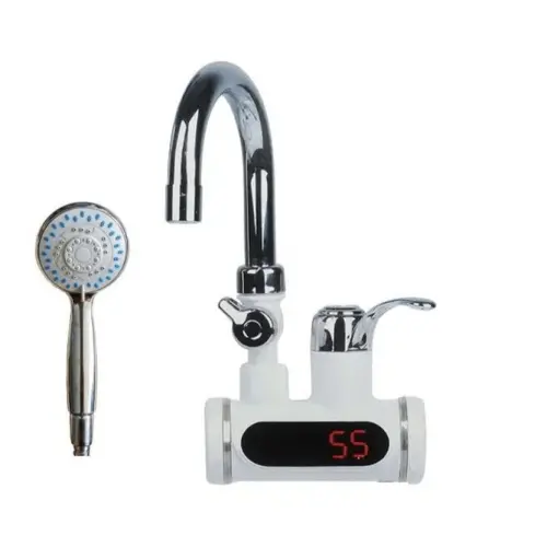 Instant Electric Water Heating Faucet With Integrated Shower Head – Rx-002 1